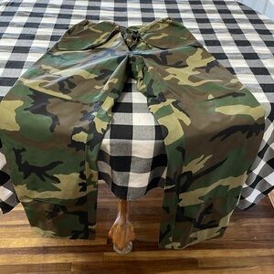 Military Cold Weather Camouflage Trousers Pants Nylon Gore-Seam Pockets Small
